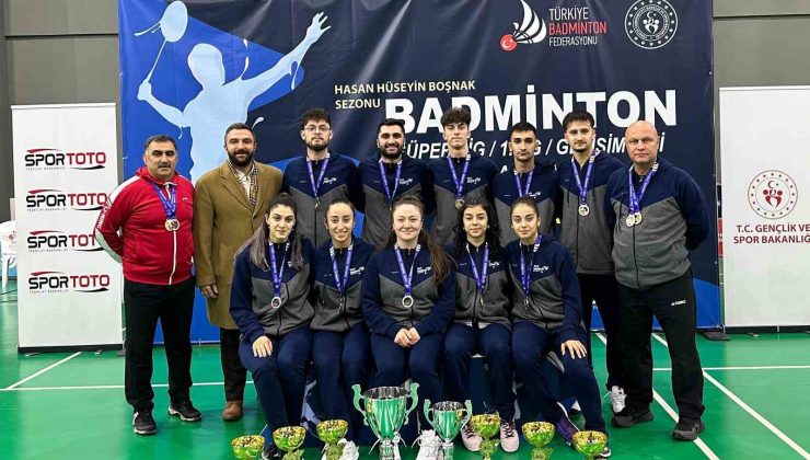 Türkiye Badminton Federasyonu Süper Ligine Erzincan Kulüpleri damga vurdu