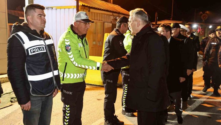 Vali Ayyıldız’dan güvenlik güçlerine ziyaret