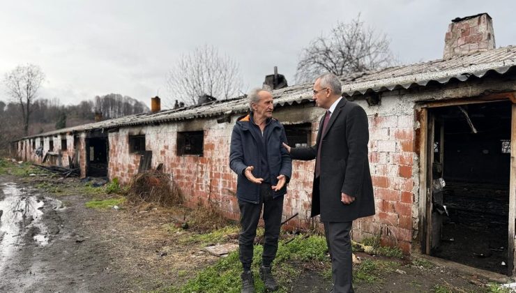 8 bin 700 tavuk telef olmuştu, Kaymakam Pişkin çiftlikte incelemelerde bulundu