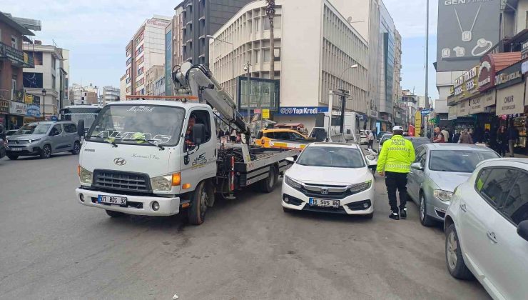 Adana’da hatalı park yapan 634 sürücüye cezai işlem uygulandı