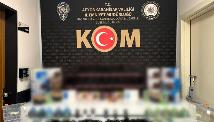 Afyonkarahisar’da kaçakçılıkla mücadele sürüyor