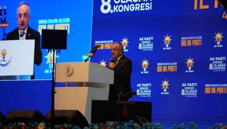 AK Parti Samsun 8. Olağan Kongresi’nde Mehmet Köse güven tazeledi