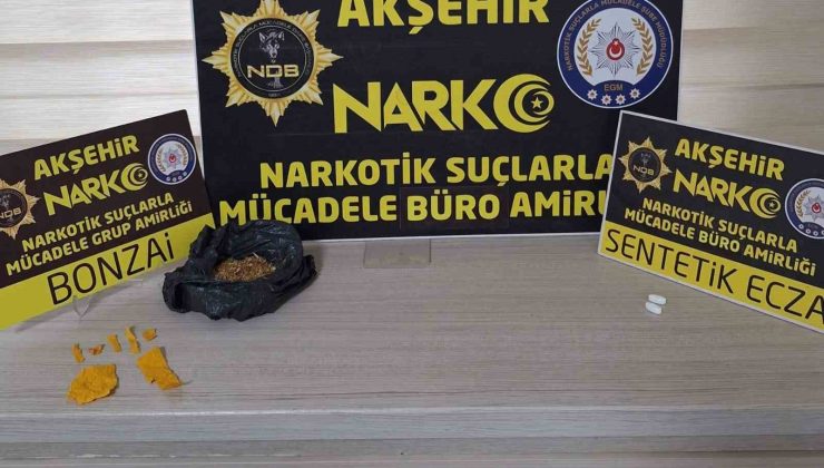 Akşehir’de uyuşturucu operasyonu: 9 gözaltı