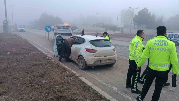 Ankara’da polisten kaçan sürücü kovalamaca sonucu yakalandı