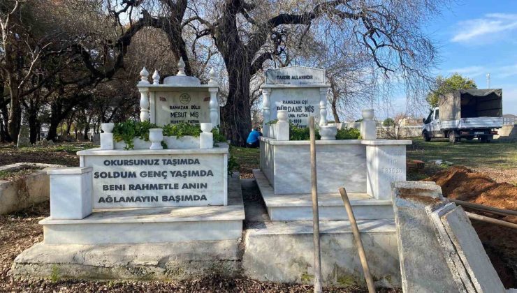 Antalya’da içleri yakan kare: İsmini aldığı ağabeyi ile 5 yaşındayken kaybettiği annesinin yanına defnedildi