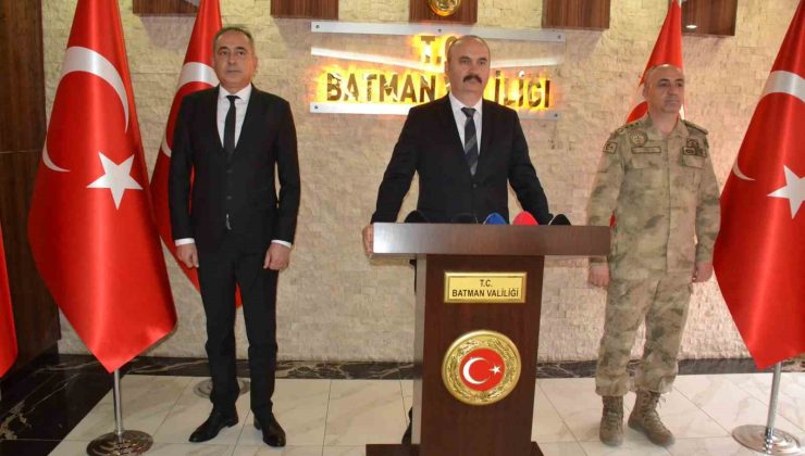 Batman Valisi Ekrem Canalp: ’’2023 yılında narkotikte bin 689 olaya müdahale edilirken 2024 yılı içerisinde bu sayı 2 bin 530’a çıktı’’