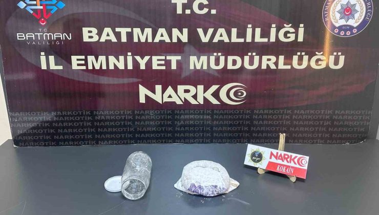 Batman’da üzerinde uyuşturucu yakalanan yolcu tutuklandı