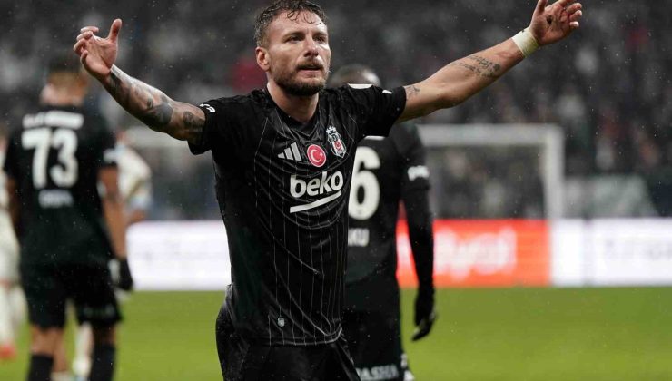 Beşiktaş’ta Immobile, Süper Lig’de 10 gole ulaştı