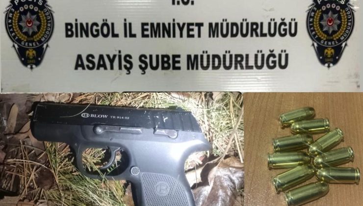 Bingöl’de 3 adet silah ele geçirildi