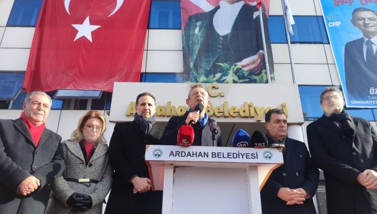 CHP Genel Başkanı Özel: “Ardahan Doğu Ekspresi’ni bekliyor”