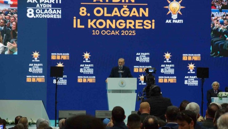 Cumhurbaşkanı Erdoğan: “Son 22 yılda Aydın’a yaklaşık 448 milyar lira yatırım yaptık”