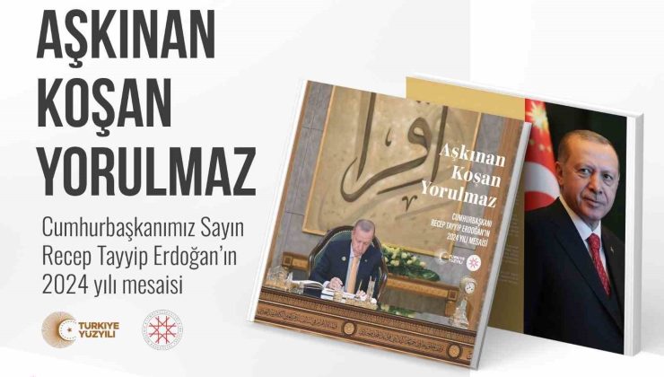 Cumhurbaşkanı Erdoğan’ın 2024 mesaisi kitaplaştırıldı