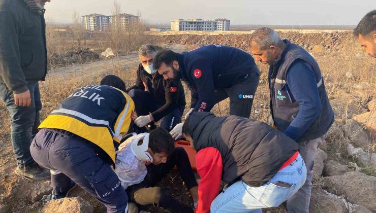 Diyarbakır’da otomobil takla attı: 3 yaralı