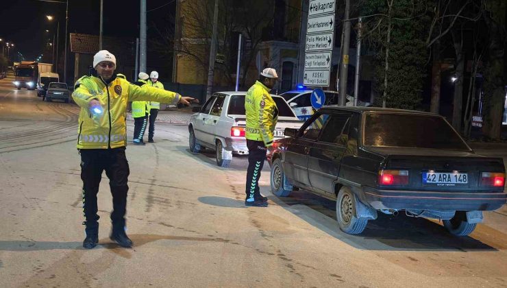 Ereğli’de yılbaşında polisten sıkı denetim