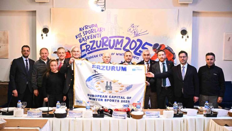 Erzurum’da ’2025 Avrupa Kış Sporları Başkenti’ coşkusu