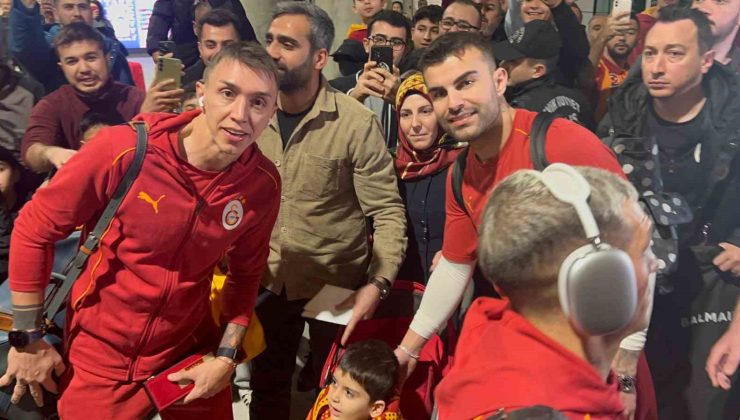 Galatasaray, Hatayspor maçı için Mersin’e geldi