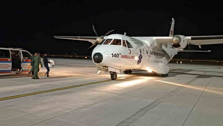 Hava Kuvvetleri’ne ait uçakla Ordu’dan Erzincan’a karaciğer grefti başarıyla ulaştırıldı