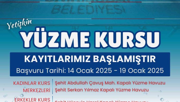 Kahramanmaraş’ta yüzme kursları başladı