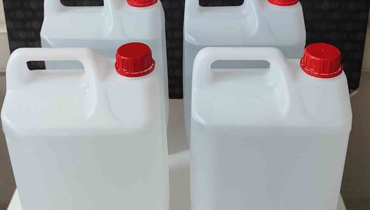 Kırıkkale’de 20 litre etil alkol ele geçirildi