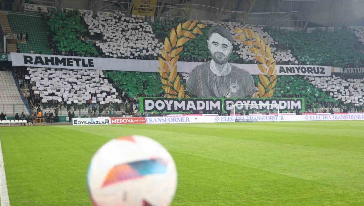 Konyaspor – Fenerbahçe maçında Ahmet Çalık anıldı