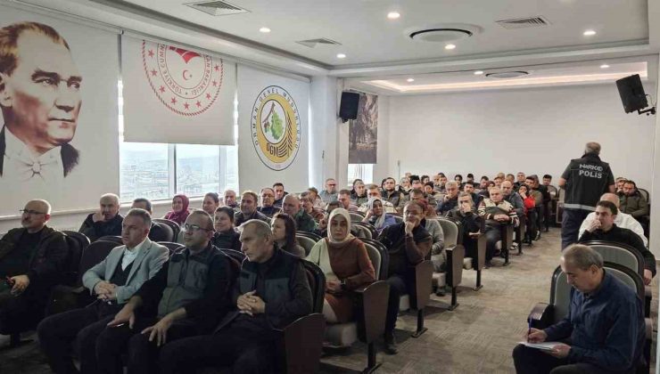 Kütahya OBM personeline bağımlılık ile mücadele eğitimi