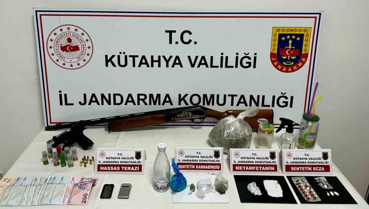 Kütahya’da jandarmadan uyuşturucu operasyonu: 2 gözaltı