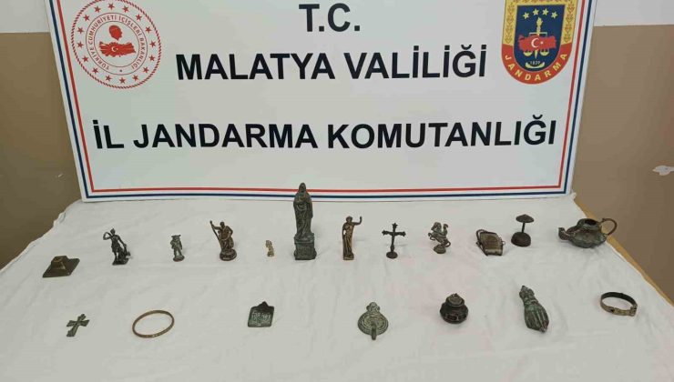 Malatya’da tarihi eser operasyonu: 1 gözaltı