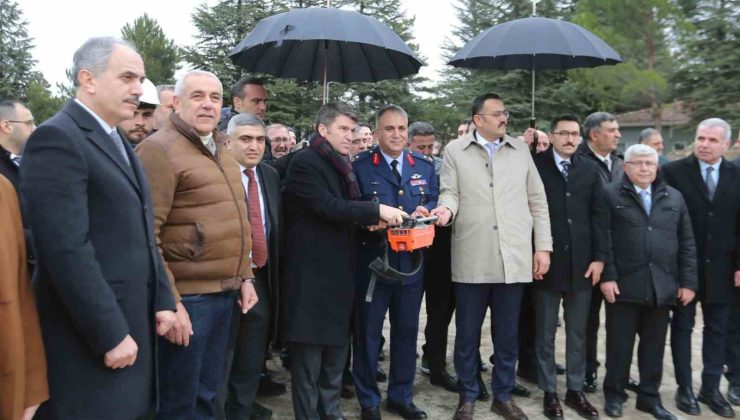 Merzifon 5’inci Ana Jet Üssü’nde Mehmetçik Camii’nin temeli atıldı