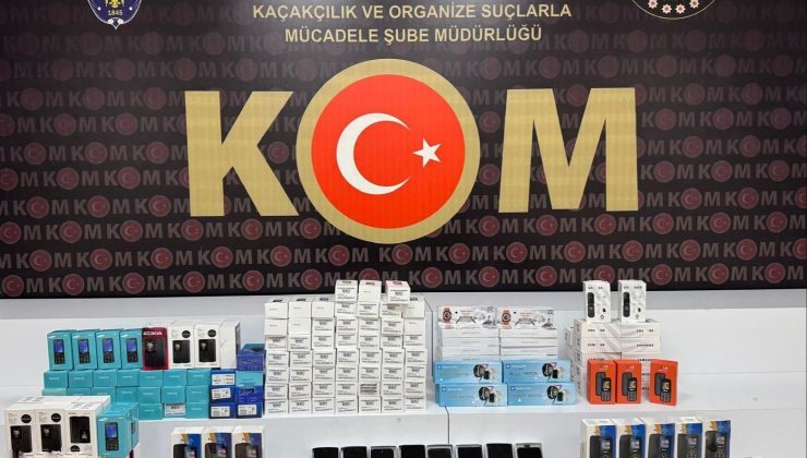 Ordu’da kaçak cep telefonu operasyonu