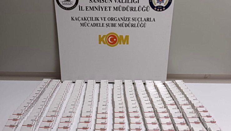 Samsun’da gümrük kaçağı sigara ele geçirildi