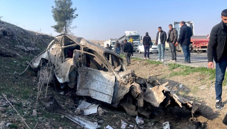 Şanlıurfa’da tırla çarpışıp şarampole devrilen otomobilin sürücüsü ağır yaralandı