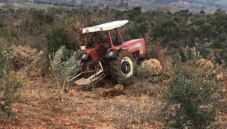 Tarlasında taş temizlerken traktörden düşen çiftçi, traktörün üzerinden geçmesi sonucu yaralandı