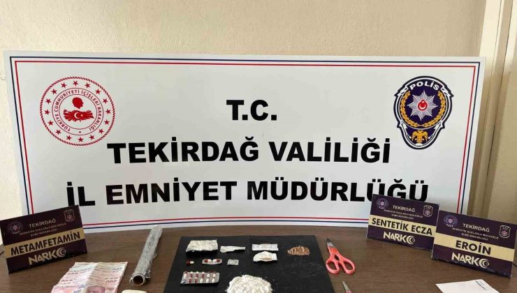 Tekirdağ’da uyuşturucu operasyonlarında 9 kişi tutuklandı