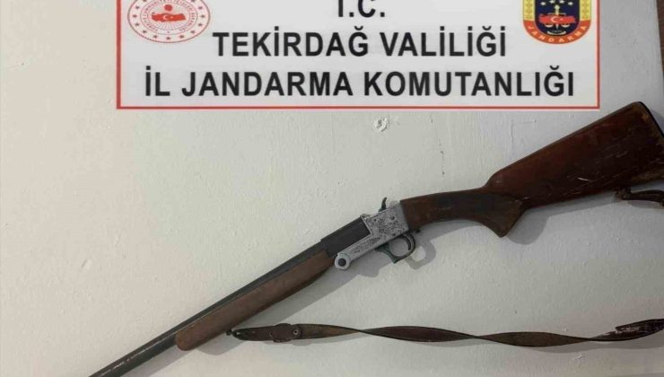 Tekirdağ’da uyuşturucu, silah ve kaçak kazı operasyonları