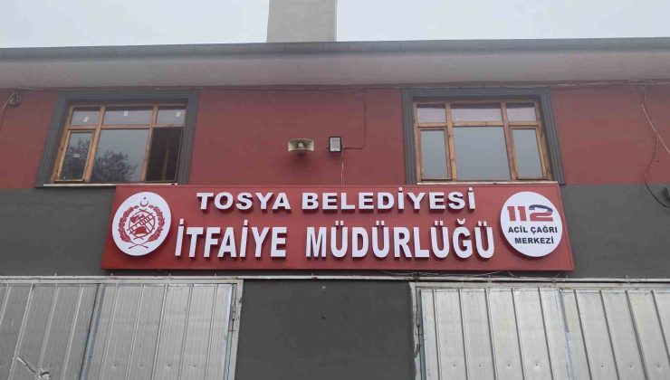 Tosya itfaiyesi bir yılda 31 bina yangınına müdahale etti