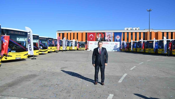 Trabzon’a 19 yeni otobüs