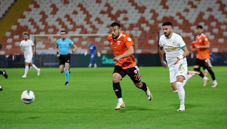 Trendyol 1. Lig: Adanaspor: 0 – Amed Sportif Faaliyetler: 0