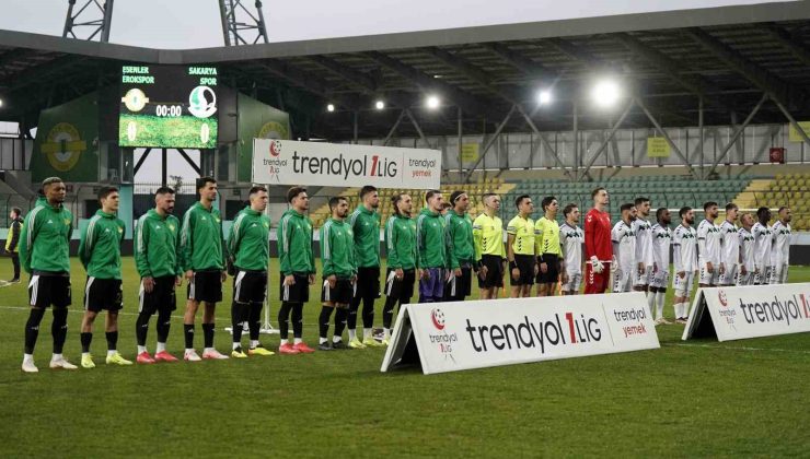 Trendyol 1. Lig: Esenler Erokspor: 1 – Sakaryaspor: 1