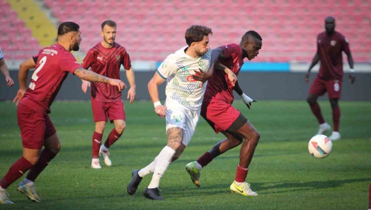 Trendyol Süper Lig: Atakaş Hatayspor: 1 – Çaykur Rizespor: 1 (İlk yarı)