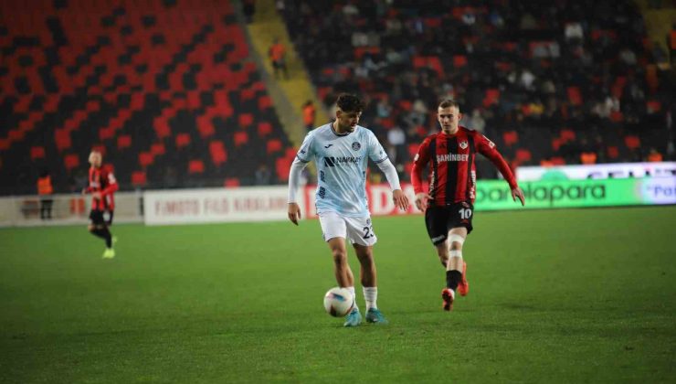 Trendyol Süper Lig: Gaziantep FK: 1 – Adana Demirspor: 0 (Maç sonucu)