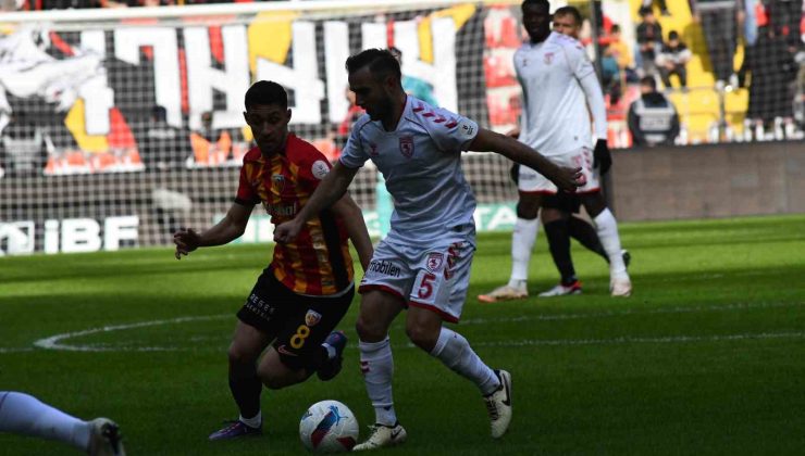 Trendyol Süper Lig: Kayserispor: 0 – Samsunspor: 1 (İlk yarı)