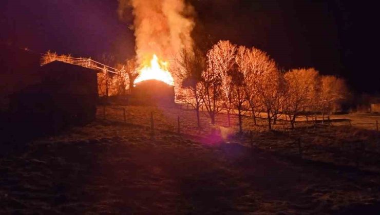 Yılbaşı gecesi yangın kabusu: Evi küle döndü, yaralı kurtuldu